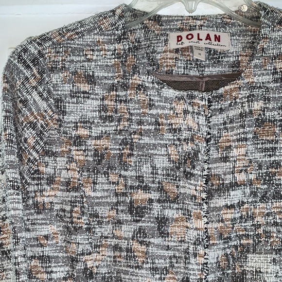 Anthropologie Dolan Leopard Tweed Longline Jacket - Picture 7 of 16